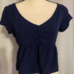 CROPPED HOLLISTER T SHIRT